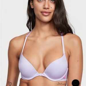 Victorias Secret Sexy Tee Front-Close Push-Up Bra in Lilac